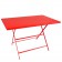 Table Rectangle Pliable Rouge Ecarlate Arc-en-Ciel Emu JardinChic