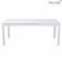 Table à Allonge Ribambelle 149/191x100cm Blanc Coton Fermob Jardinchic