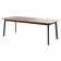 Table rectangulaire structure marron plateau teck emu jardinchic