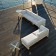 Table d'appoint Toy Plateau en Verre Terrasse Serralunga JardinChic