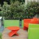 Table Basse / pouf UBLO Orange Qui est Paul? Jardinchic