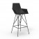 Tabouret Haut Avec Accoudoirs Faz Noir Vondom JardinChic