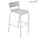 Tabouret Haut Luxembourg Gris Métal Fermob Jardinchic