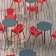 Lot de 2 Chaises Tatami avec accoudoirs Terrasse Rouge Pedrali JardinChic