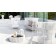 Canapé Haut 2 Places Tibidabo Structure Aluminium Blanc - Cordage Blanc Varaschin Jardinchic