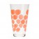 6 Verres Dot orange ZAK! Designs JardinChic