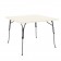 Table Vigna Carrée 120cm Structure Gris Anthracite Magis JardinChic
