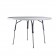 Table Vigna Ronde Structure Gris Anthracite Ø120cm Magis JardinChic