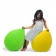 Poufs Baloon Vert Pomme et Jaune YOUNOW Florence Jaffrain JardinChic