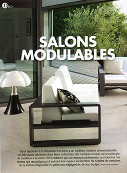 Sélection Salons Modulables Extérieurs Design Janvier Février 2016