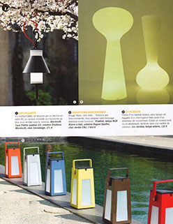 Parution Extérieurs Design Juillet Août 2016 JardinChic Luminaires au jardin