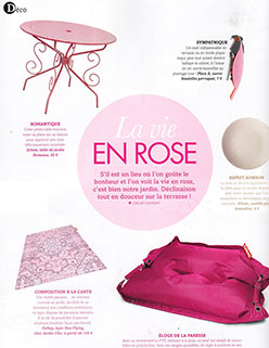 Parution Extérieurs Design Mai Juin 2016 JardinChic La vie en rose